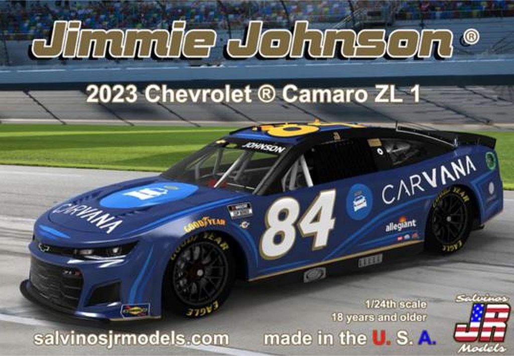 Legacy Motor Club Jimmie Johnson 2023 NEXT GEN Chevrolet Camaro Plastic Model Kit