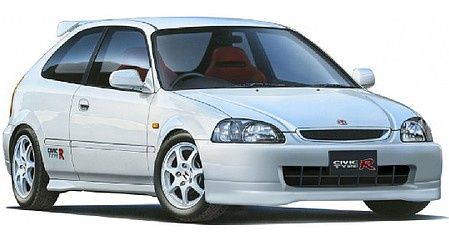 Honda Civic Type R Early 2-Door Car Plastic Model Kit