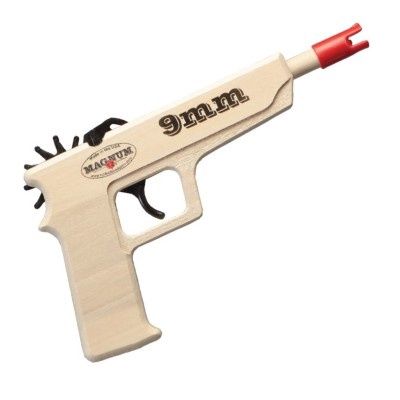 Magnum Rubber Band Guns, Style: 9mm Pistol