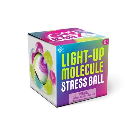 Oddballz Stress Ball, Style: Light-up Molecule
