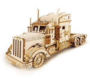 3D Wooden Puzzle Models, Style: Heavy Semi Truck