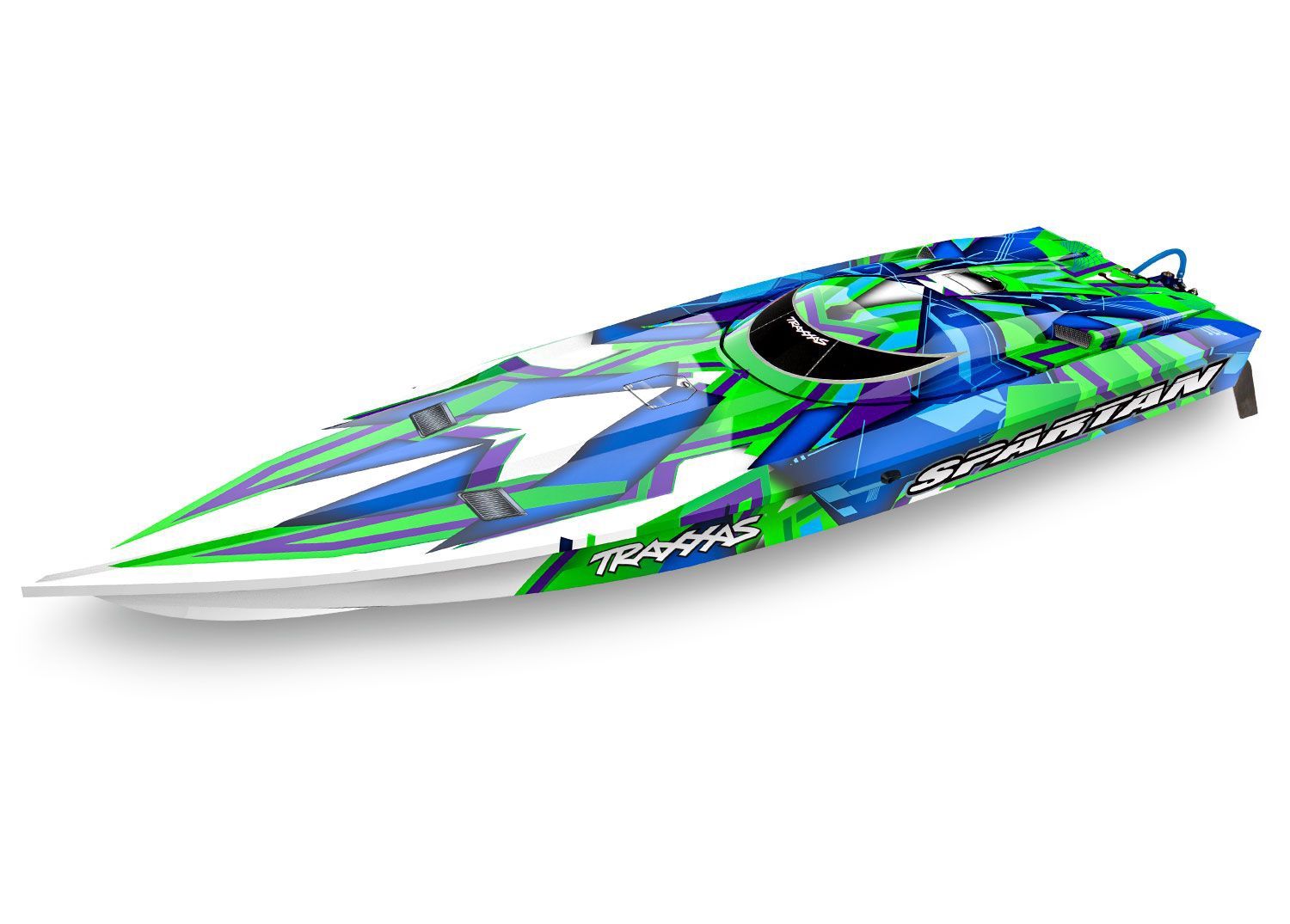 Spartan Brushless 36" RC Boat TSM, Colour: Green
