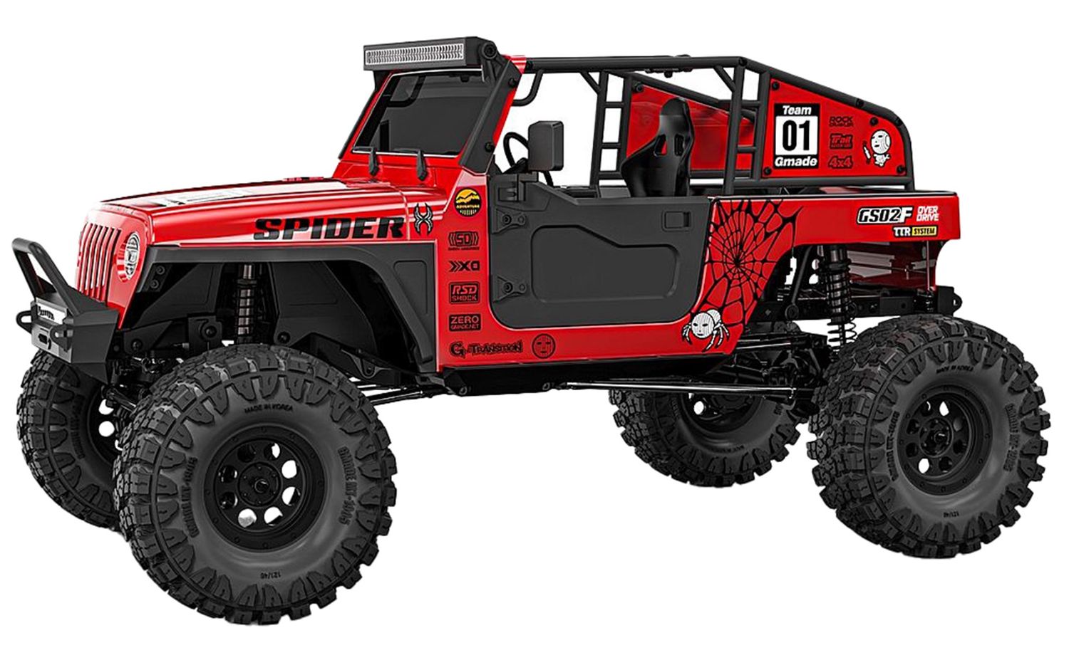 GS02F Spider Portal TS Assembly Kit RC Truck