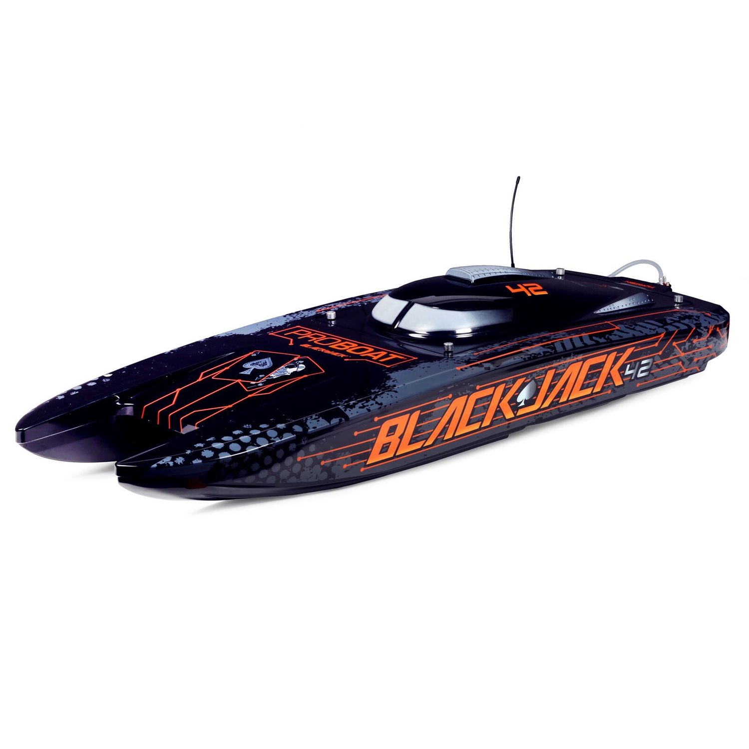 Blackjack 42" 8S RTR RC Catamaran Boat, Colour: Black