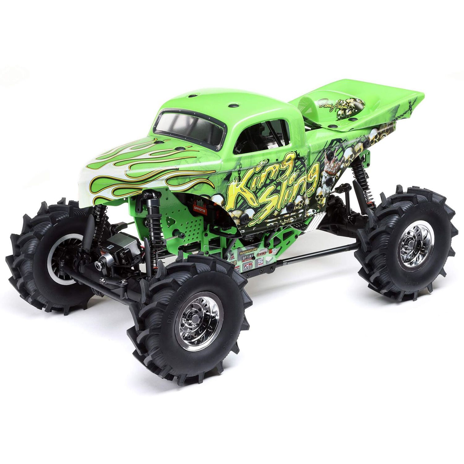 LMT 4X4 Solid Axle Mega Truck Brushless RTR, Colour: King Sling Green
