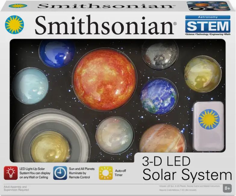 Smithsonian 3D Led Solar System