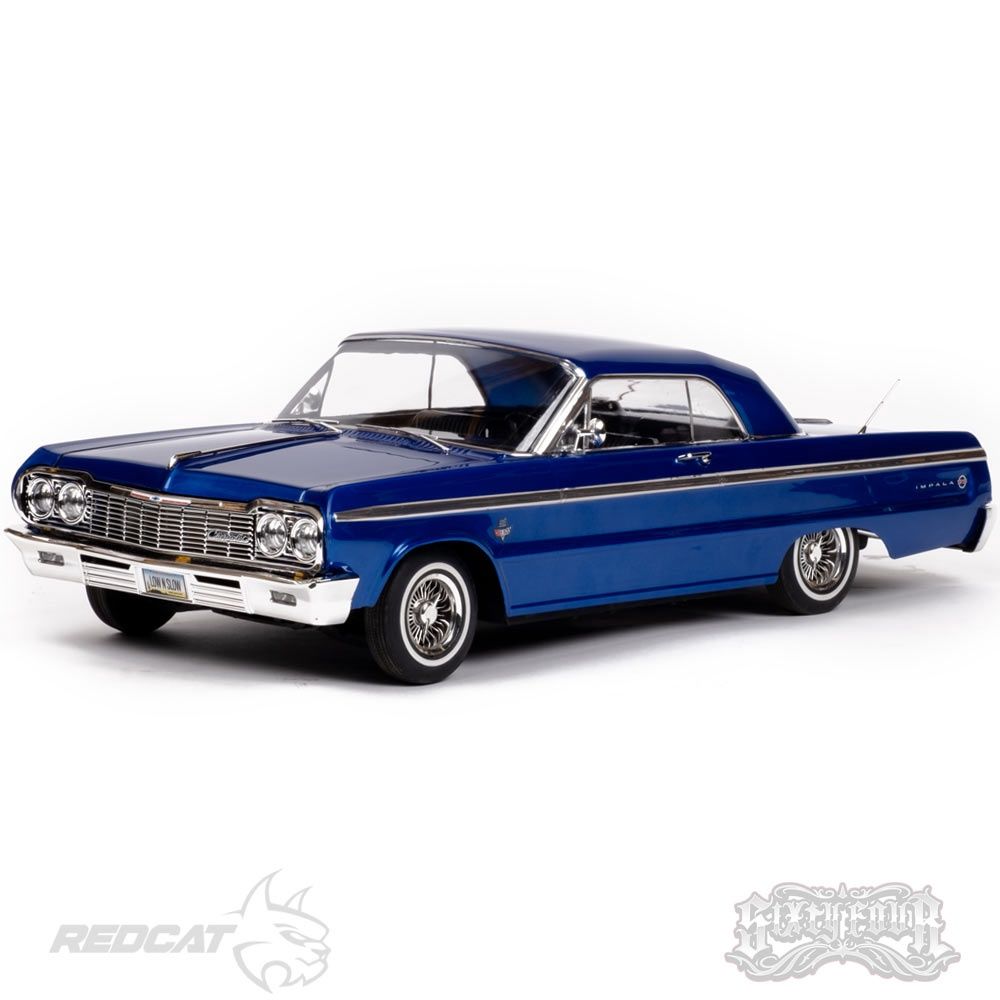 SixtyFour Chevy Impala Hopping Lowrider, Colour: Blue Kandy &amp; Chrome Edition