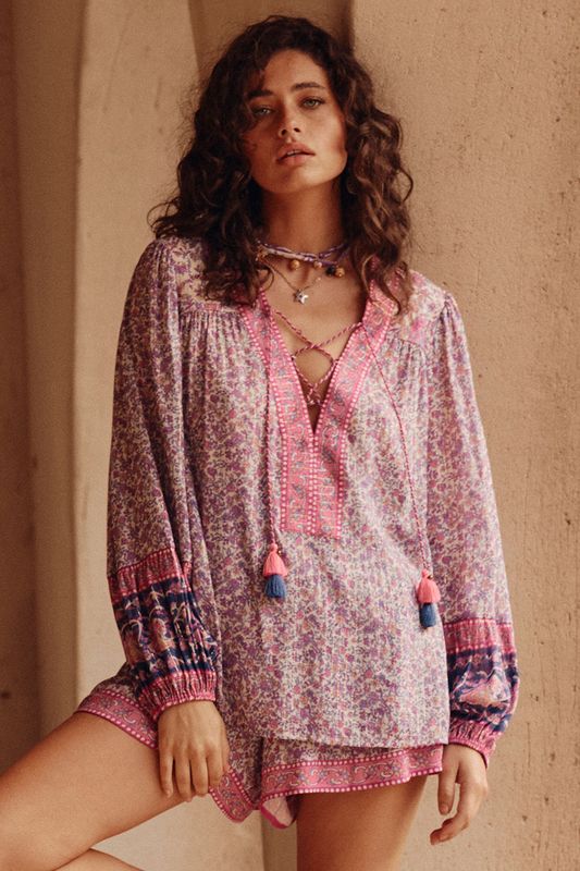 Little Bird Lace Up Blouse