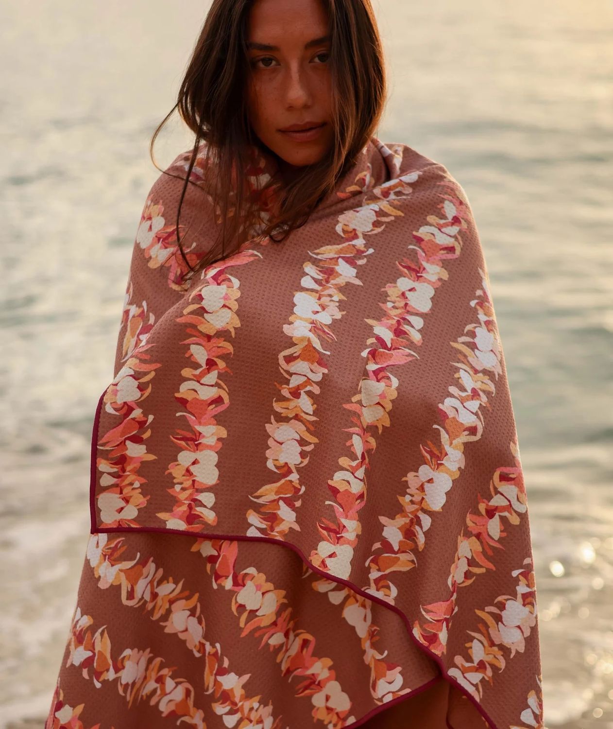 Rainbow Pua Melia Beach Towel