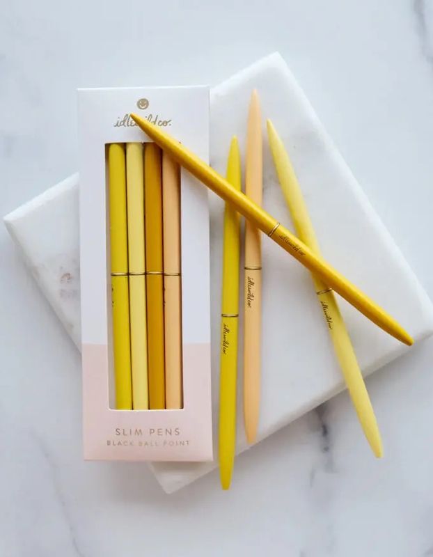 Slim Pens Set of Four | Spectrum Sunny Days