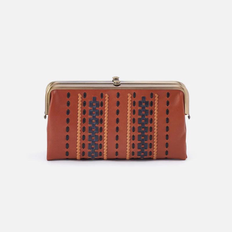 Lauren Clutch With Multi Stitch