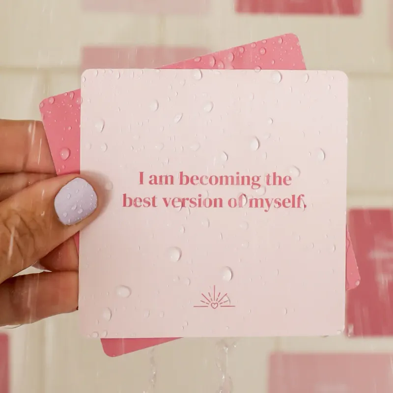 Shower Affirmation Cards - Self-Love