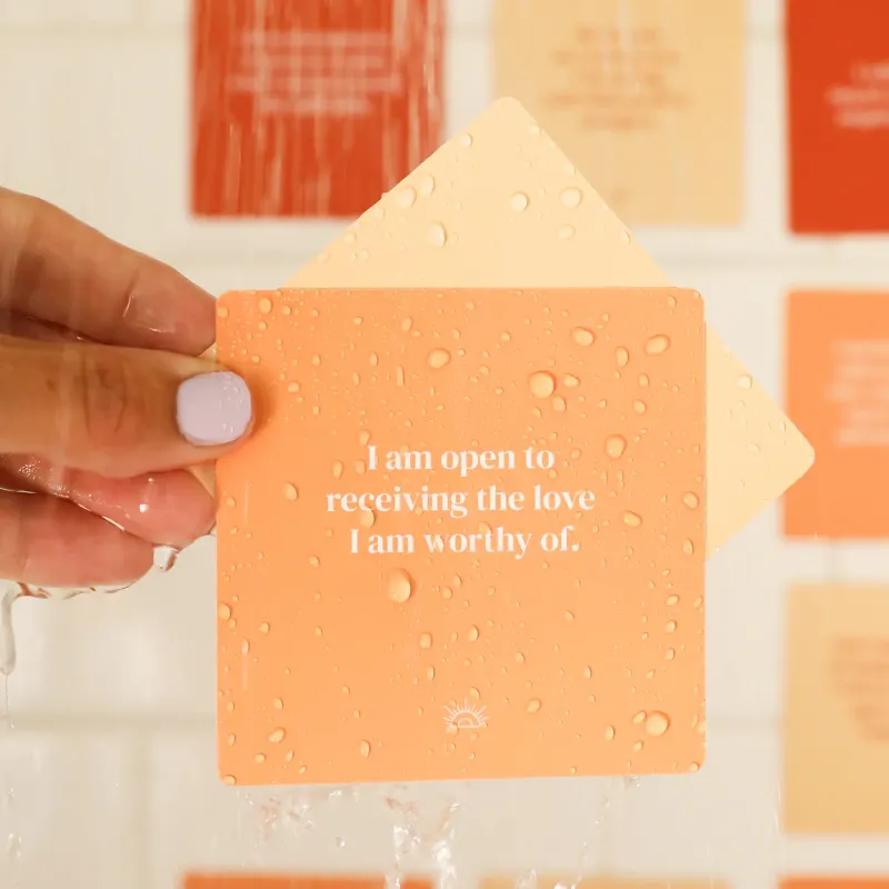Shower Affirmation Cards - Positivity