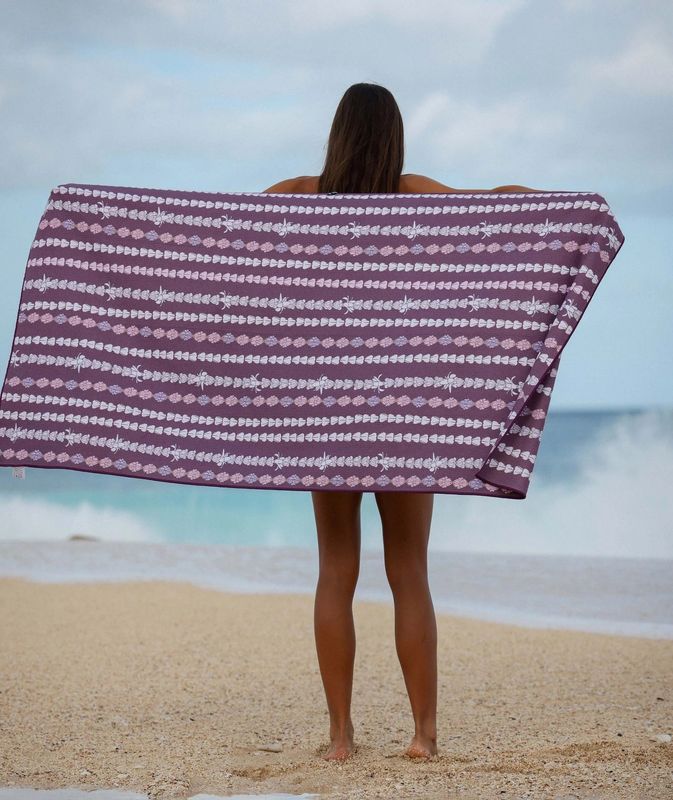 Crown Flower Beach Towel