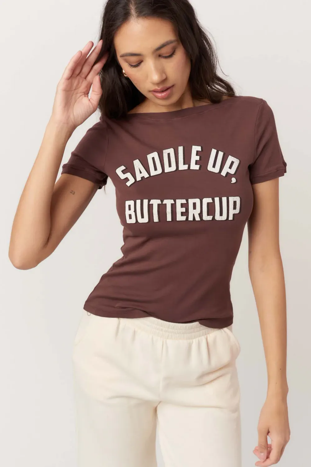 SADDLE UP TEE