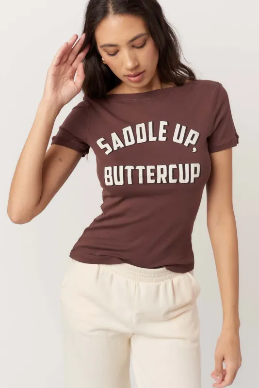 SADDLE UP TEE