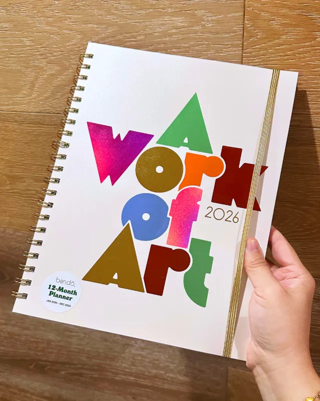 Work of Art 2026 Soft Cover Planner