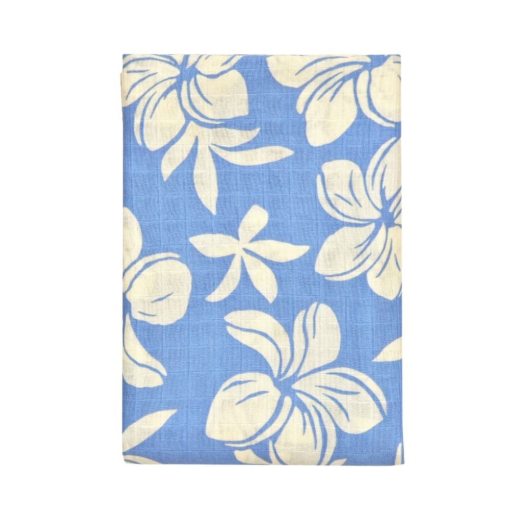 Plumeria Dreams Muslin Swaddle