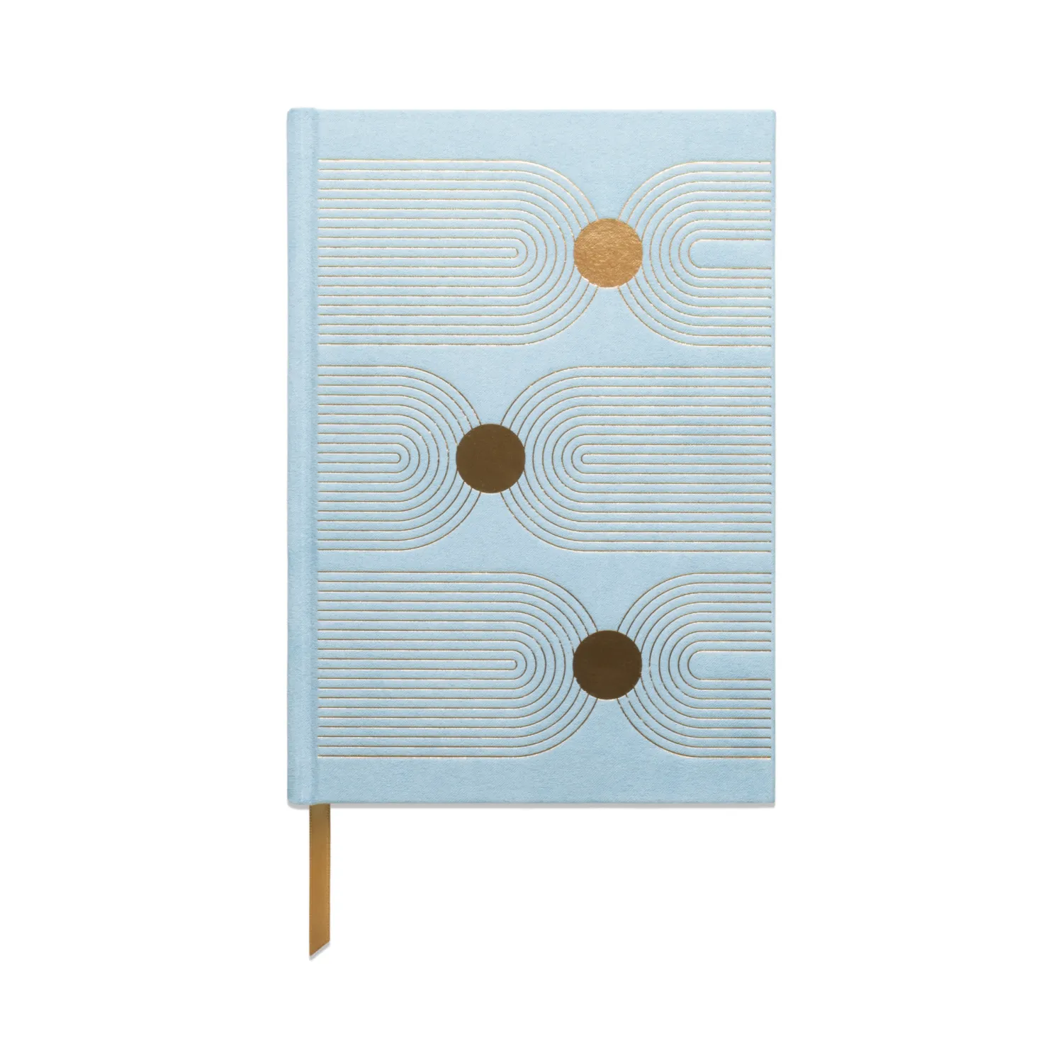 Arch and Dot Blue Book Cloth Journal