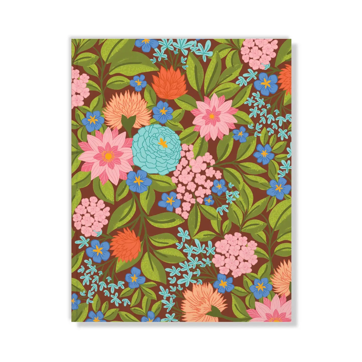 Lush Blooms Medium Layflat Notebook