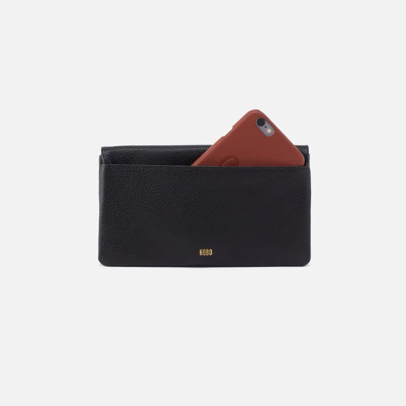 Lumen Continental  Wallet  - Black