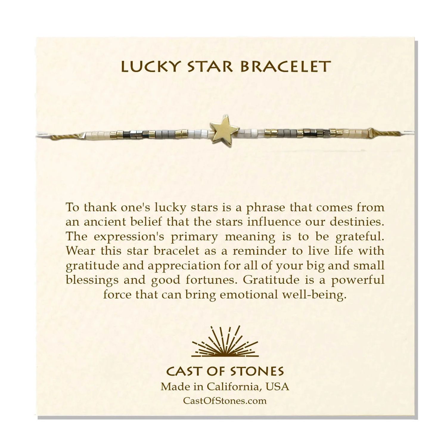 Lucky Star Bracelet  Cosmic Light