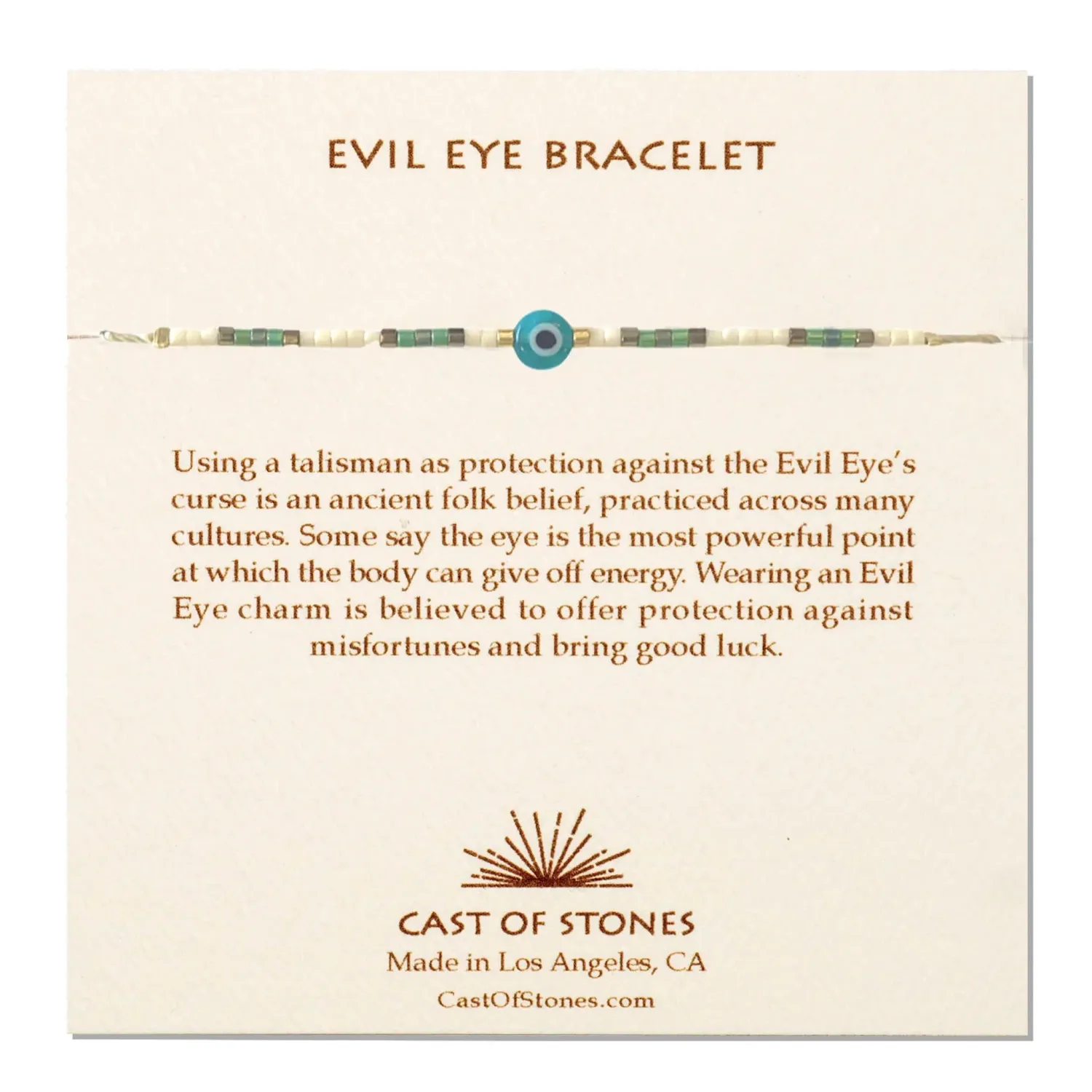 Evil Eye Bracelet - Blue Sea