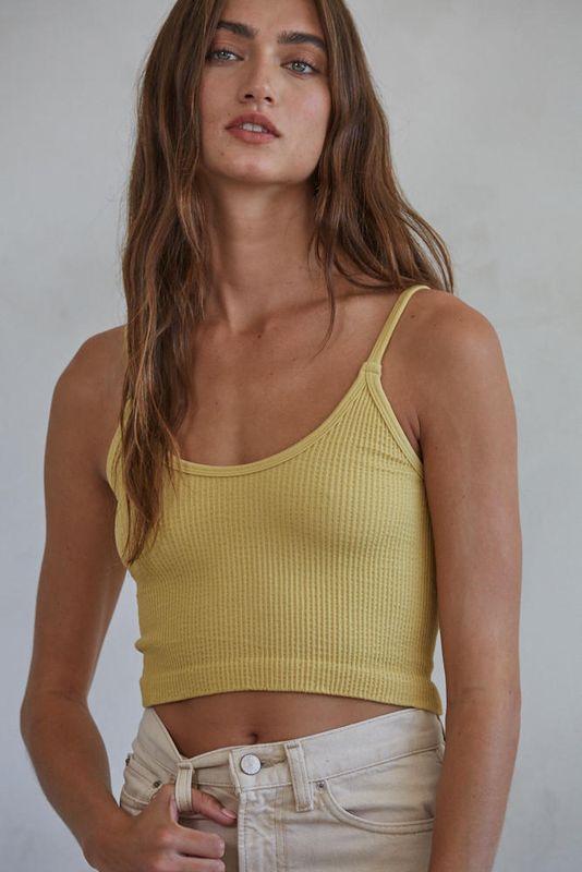 Essential Modal Ribbed Crop Cami