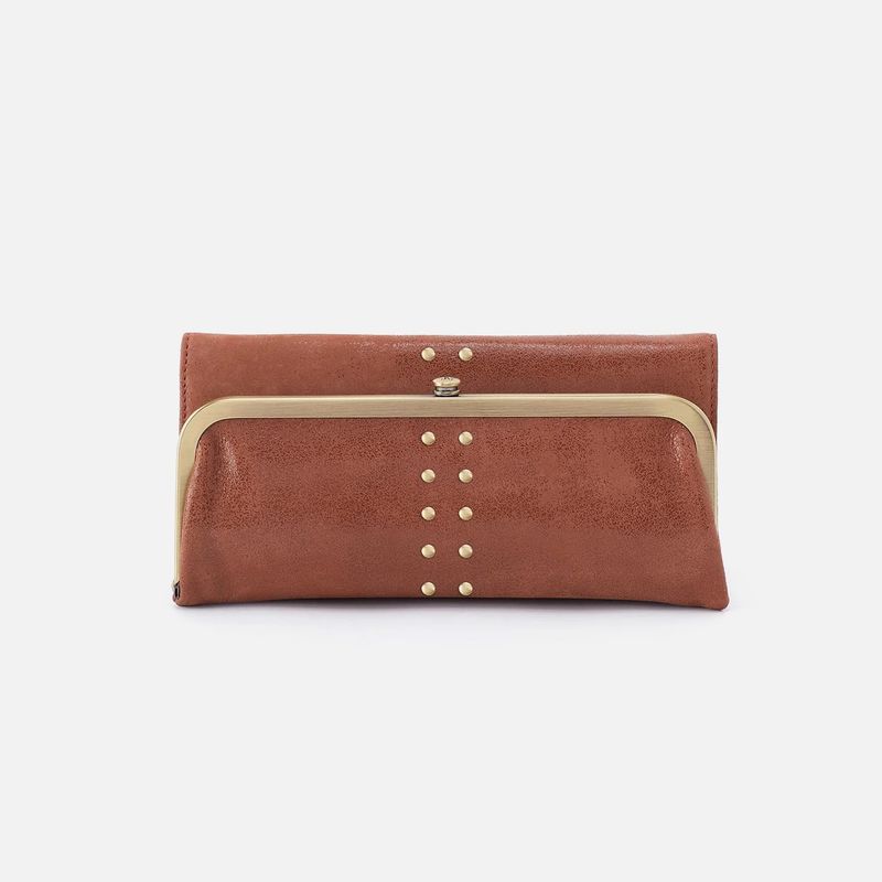 Rachel Continental Wallet - Burnished Saddle