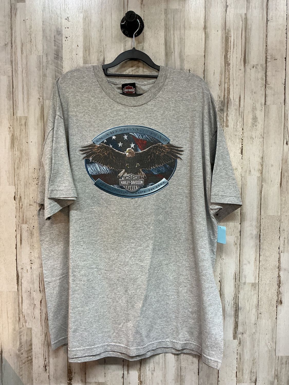 10001 HD Men's  Heather Grey W/ Eagle T-Shirt 2XL