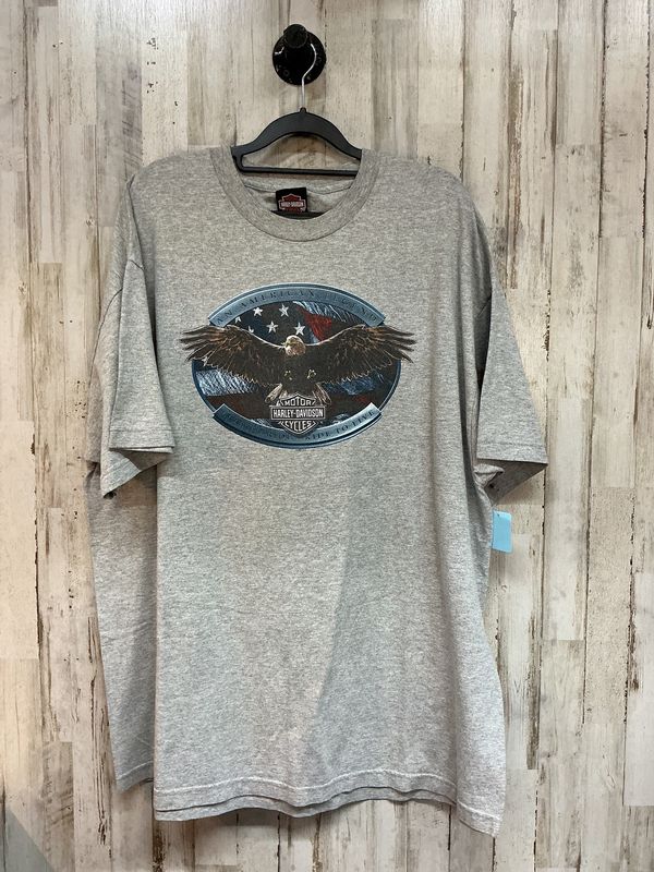 10001 HD Men's  Heather Grey W/ Eagle T-Shirt 2XL