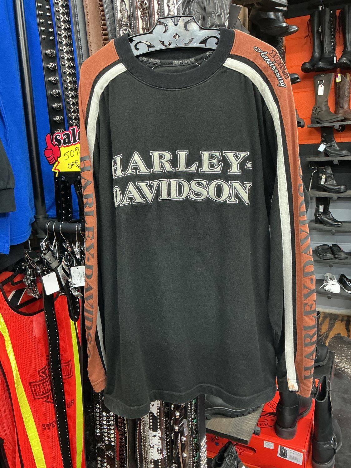 0002 HD Men's 105th Ann Long Sl. Top Medium