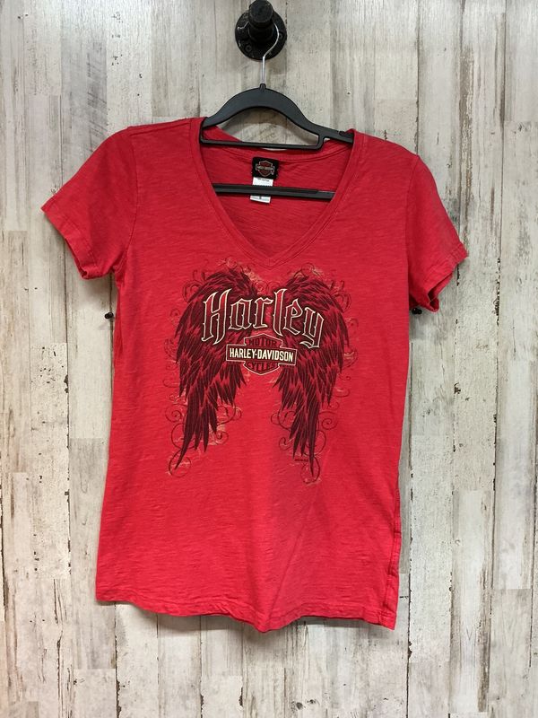 10001 HD Women's Red B&amp;S Wing Top Small