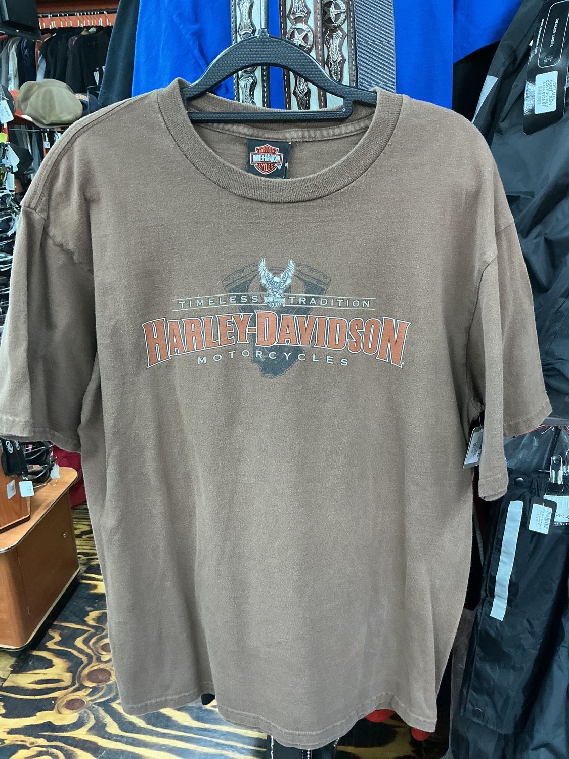 10073 HD Men's Brown Washington Tee