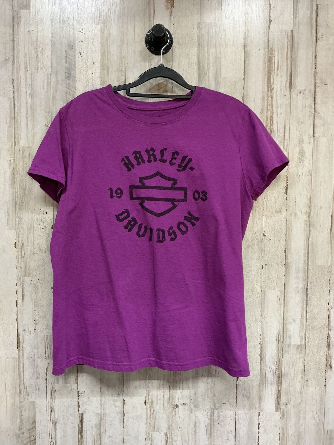 10016 HD Women's Purple W/ Black B&amp;S T-Shirt  XL
