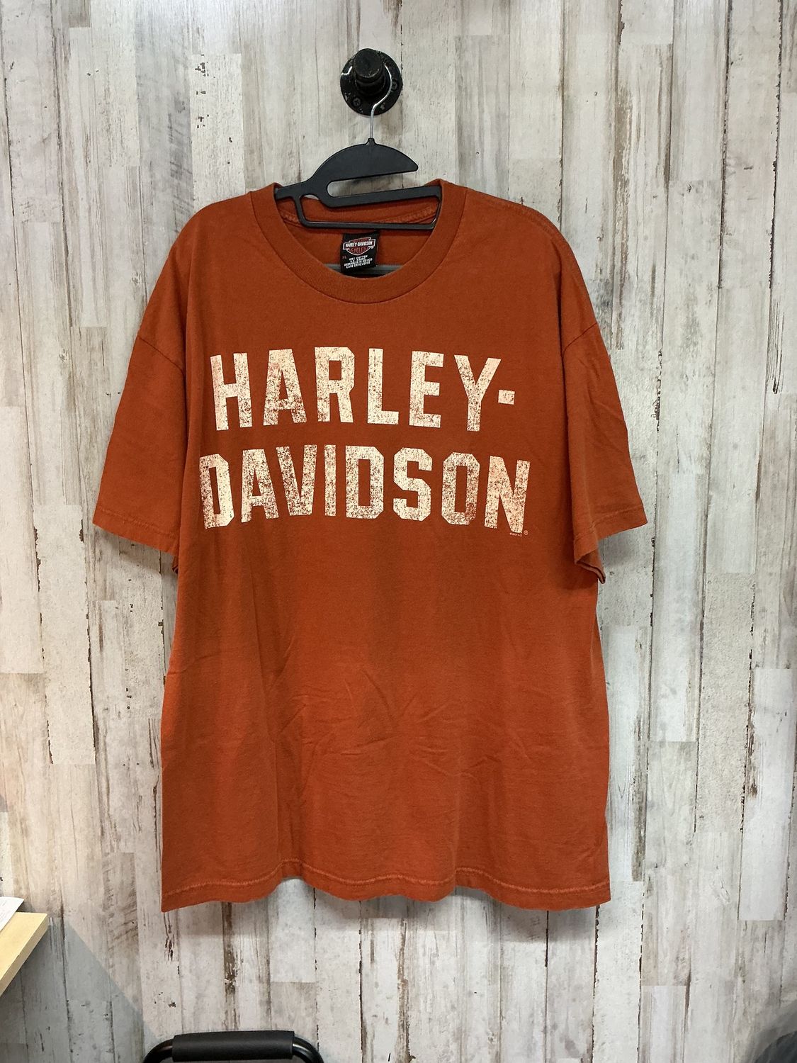 10059 HD Men's Orange HD B&amp;S Wilmington NC T-Shirt X-Large