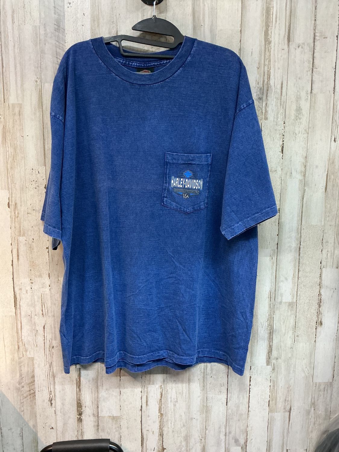 10059 HD Men's Dark Blue W/ B&amp;S Tilley Pocket Tee X-Large