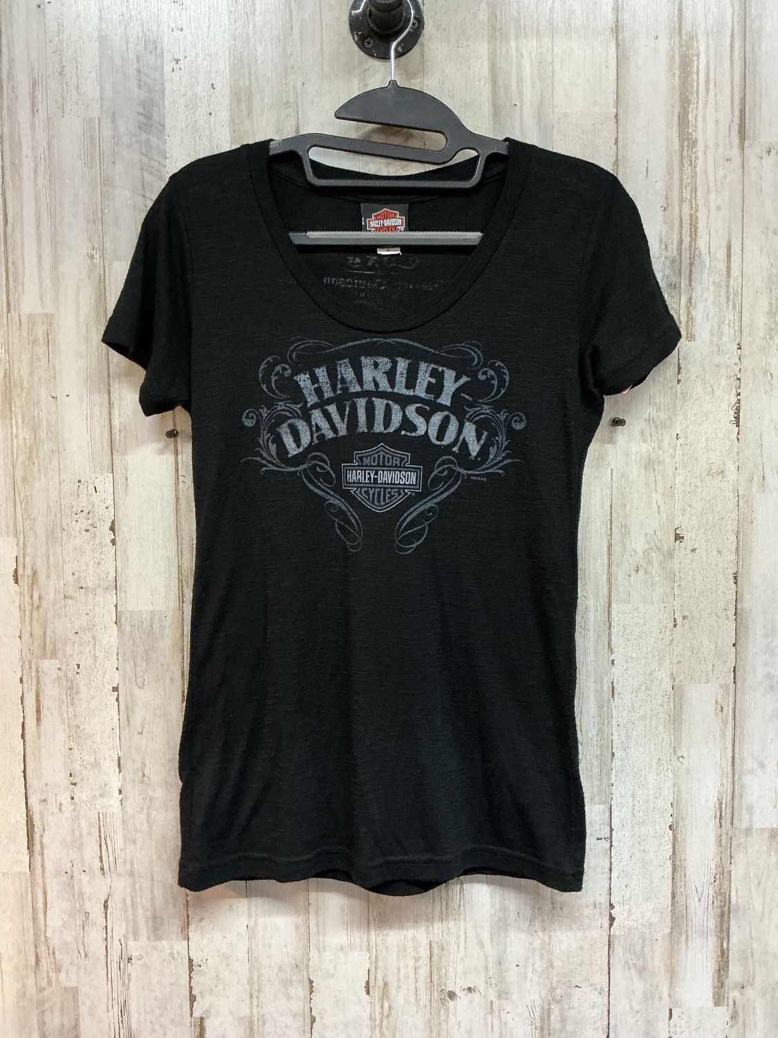 10125 HD Women's Black W/ Grey B&amp;S Asheboro Tee Medium