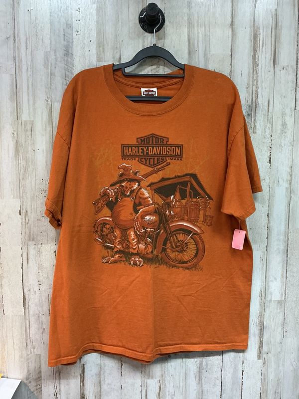 10042 HD Men's Rust Orange Hillbilly TN SS XL