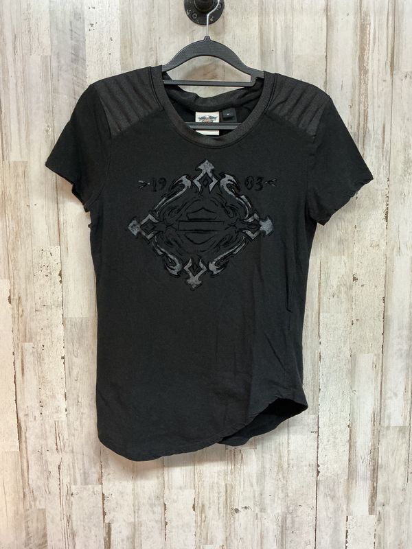10125 HD Women's Black Velvet B&amp;S Tee Medium