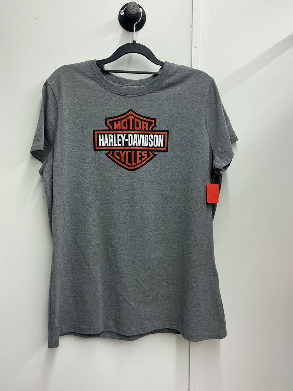 10021 HD Women's Grey W/ Orange B&amp;S T-Shirt  XL