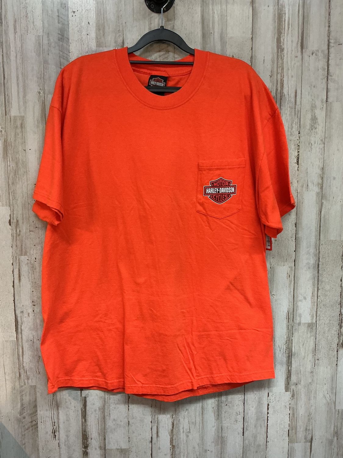 10059 HD Men's Orange B&amp;S Worth HD Pocket Tee X-Large