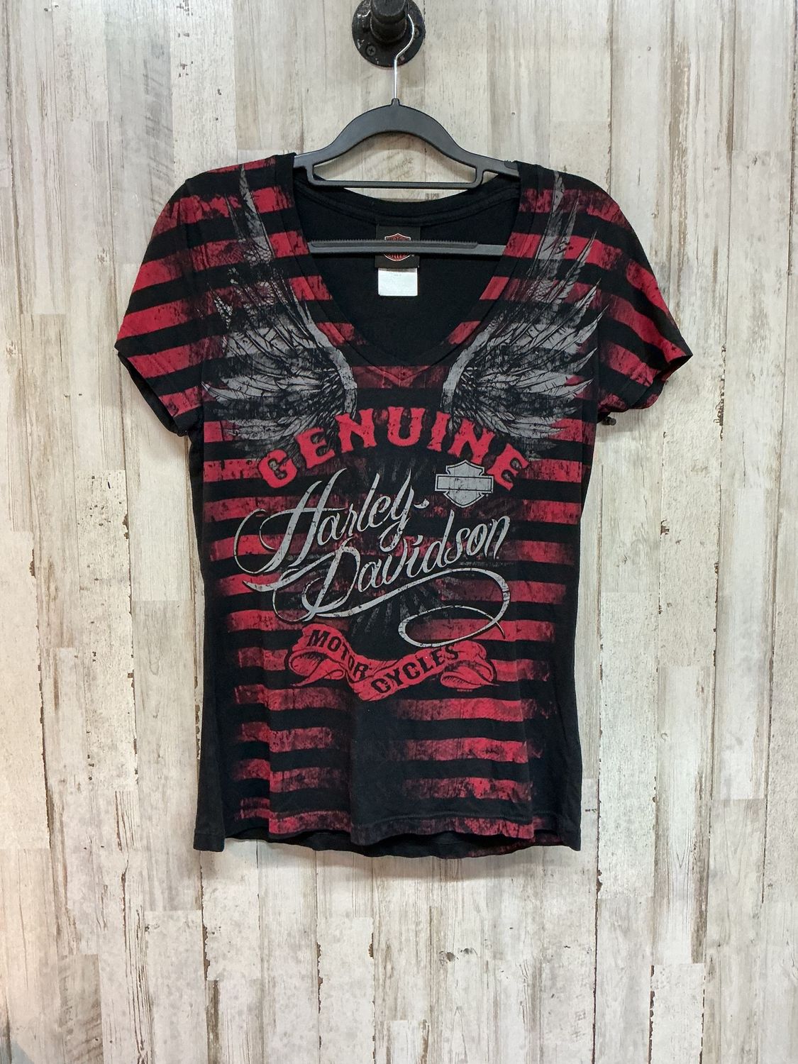 10125 HD Women's Red &amp; Black Genuine Tee Medium