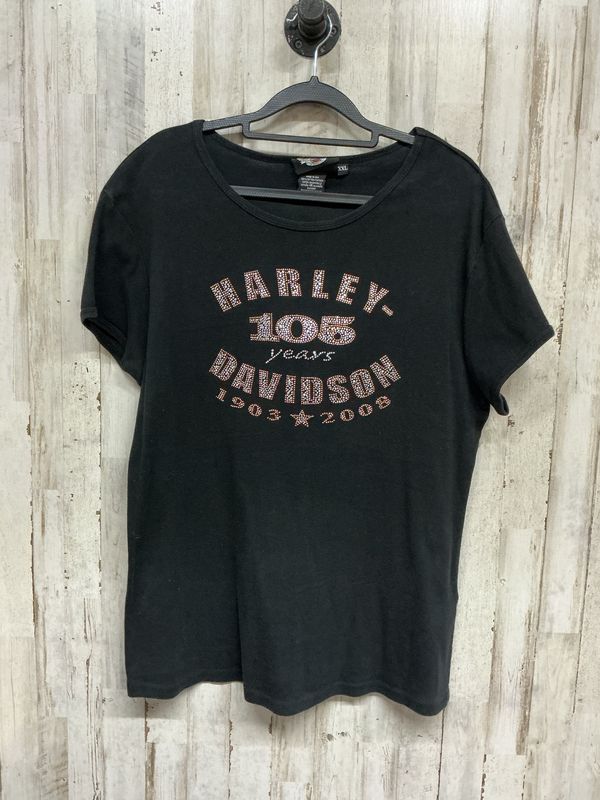 10008 HD Women's Black 105th Ann. Bling Top XXL