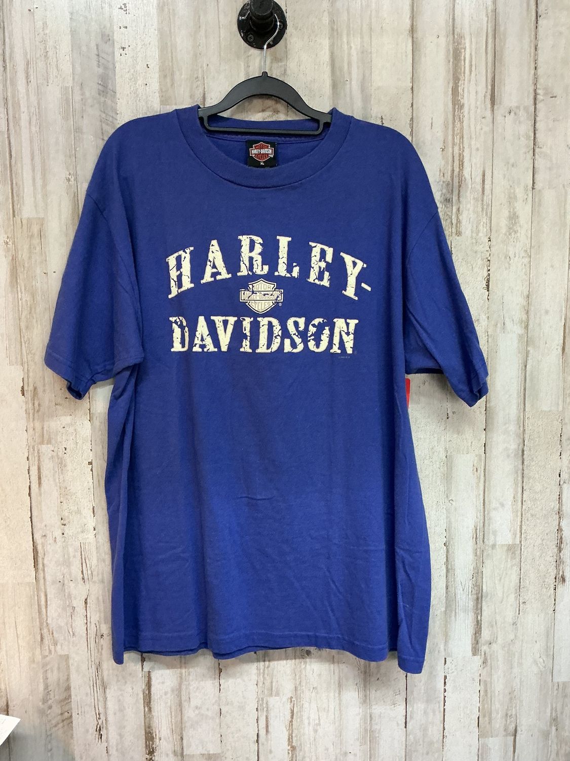 10059 HD Men's Dark Blue W/ Ivory B&amp;S Hickory Tee XL