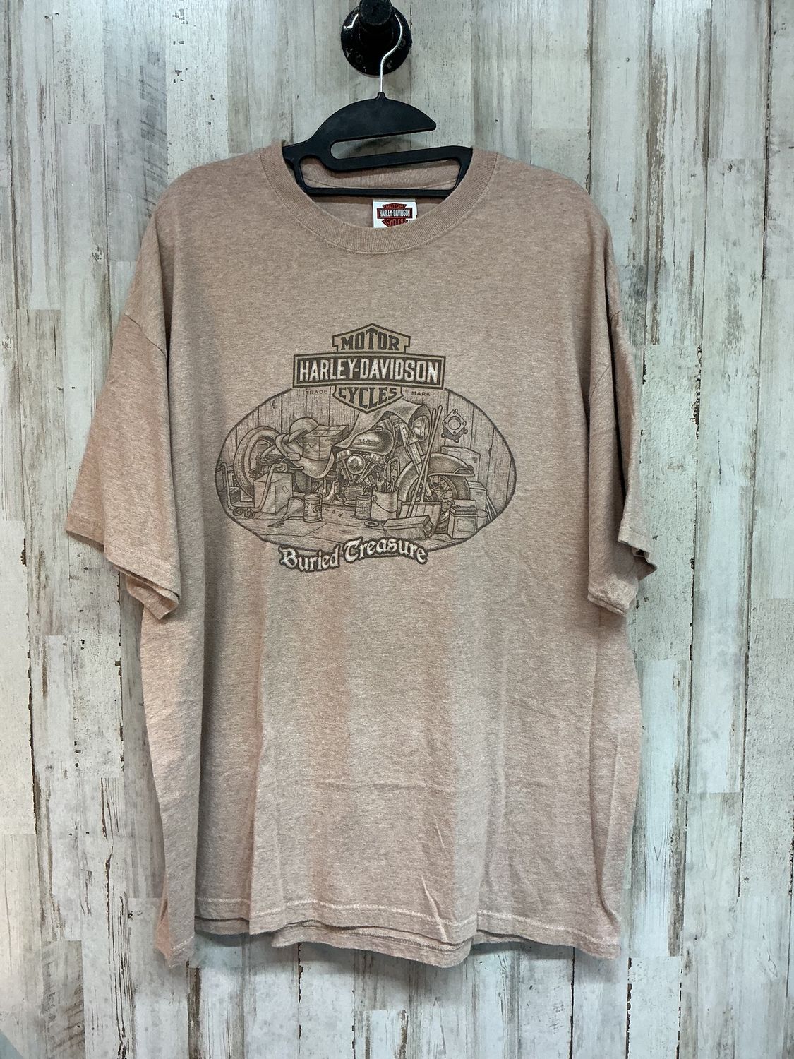 10059 HD Men's Brown Buried Tresure Tee X-Large