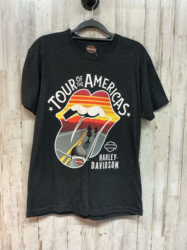 10166 HD Women's Dark Grey Tour of the American Tee Small