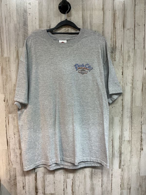 10166 HD Men's Grey Park City Utah Tee X-Large