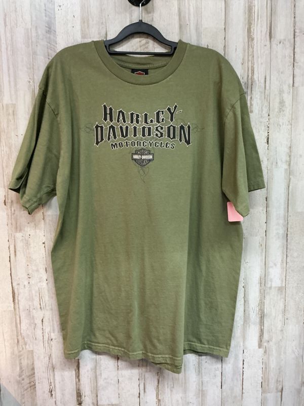 10166 HD Men's Green B&amp;S Gastonia Tee X-Large
