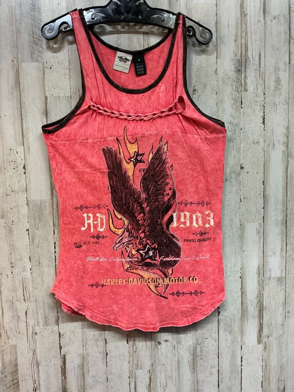 10180 HD Women's Pink Eagle Tank Small